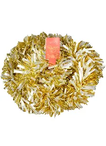 Мишура новогодняя (9х200) золото+серебро