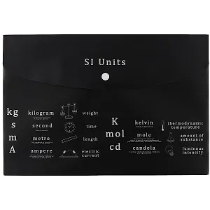 Папка-конверт на кнопке «Физика», А4