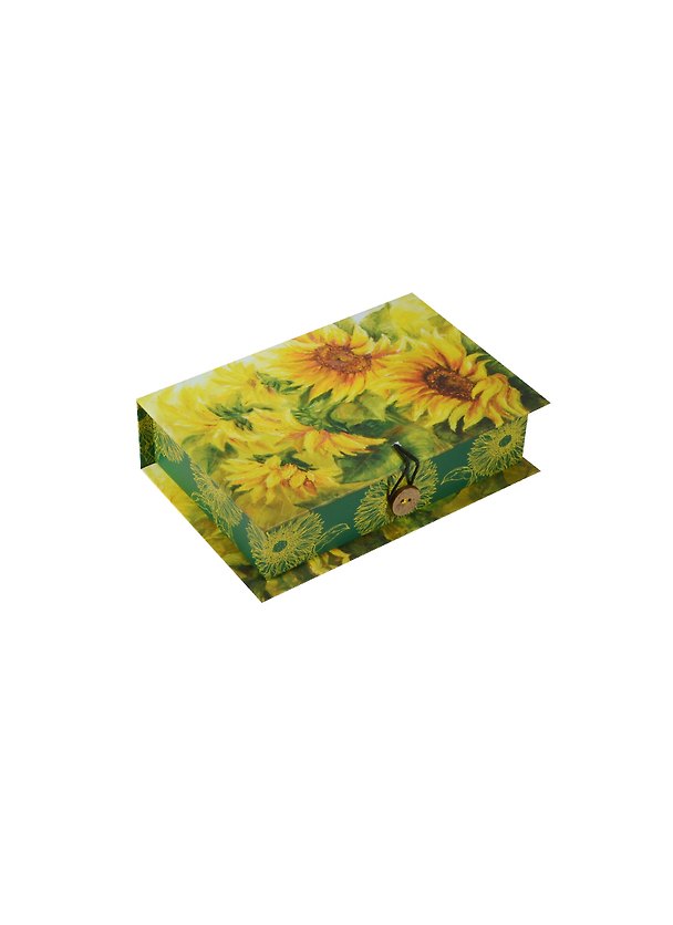 Коробка-шкатулка Феникс презент Подсолнухи S 18*12*5см 36504 2456958 — 1