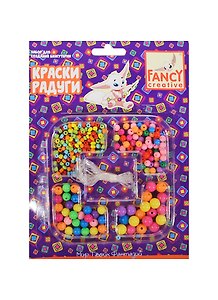 Краски радуги (FD080086) (C29804) (Fancy Creative) (2 дизайна) (набор для созд. бижутерии) (2 дизайн) (в ассорт.) (3+) (блистер)