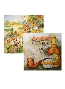 Набор для творчества Салфетки для декупажа Мужские развлечения - 2 шт.