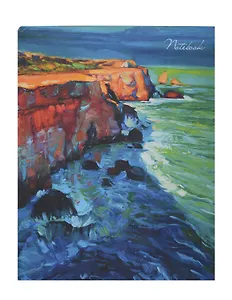 Записная книжка, Эксмо А5 (167*210) 64л. Книги для записей Графика. Живописный утес интегральная обложка ЕТИ5