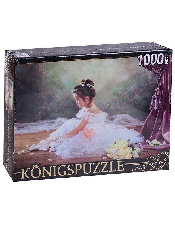Пазл Königspuzzle 1000 эл.68,5*48,5см. Маленькая балерина МГК1000-6513 2640667 — 1