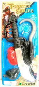 Пиратский игровой набор с саблей и крюком (5609F) (3+) (блистер)