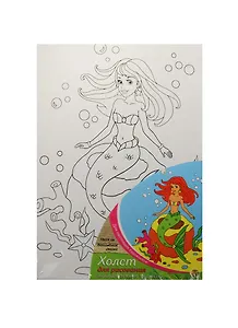 Набор для творчества, Рыжий Кот, Холст с красками Волшебная сказка 18*24см Х-0310