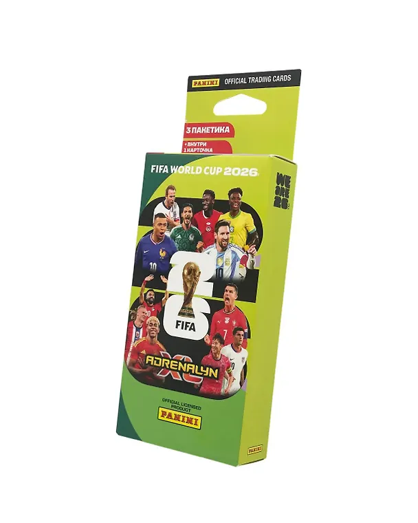 Набор коллекционных наклеек и карточек "Чемпионат мира FIFA World Cup 2026", PANINI WORLD CUP 2026 TCG (набор из 3 пакетиков карточек + 1 карточка Limited Edition), 25 штук в наборе 3161829 — 8
