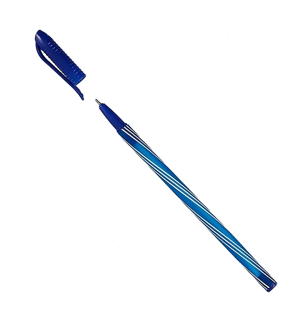 Набор шариковых ручек синих, Stripes, GoodMark, 10 штук 2966830 — 9