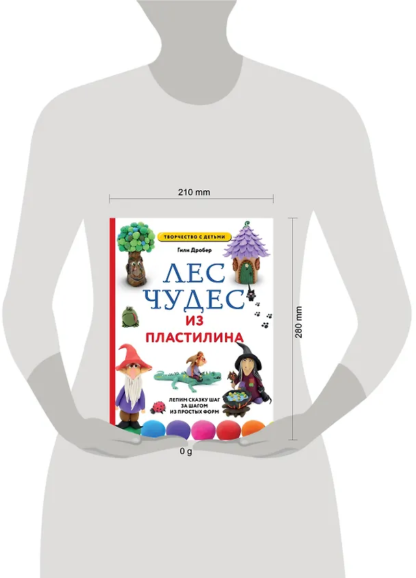 Книга ЛЕС ЧУДЕС из ПЛАСТИЛИНА. Лепим СКАЗКУ шаг за шагом из простых форм (Гили Дробер) — 9