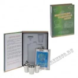 Набор Фляжка 3 стопки Воронка (559608) (230мл) Энциклопедия студенческой жизни