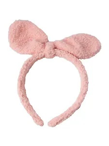 Ободок Бантик (розовый) (плюш) (12-03677-OB8) (Lafilaf)