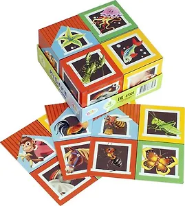 Step puzzle 4 кубика Baby step Строим домик 87328