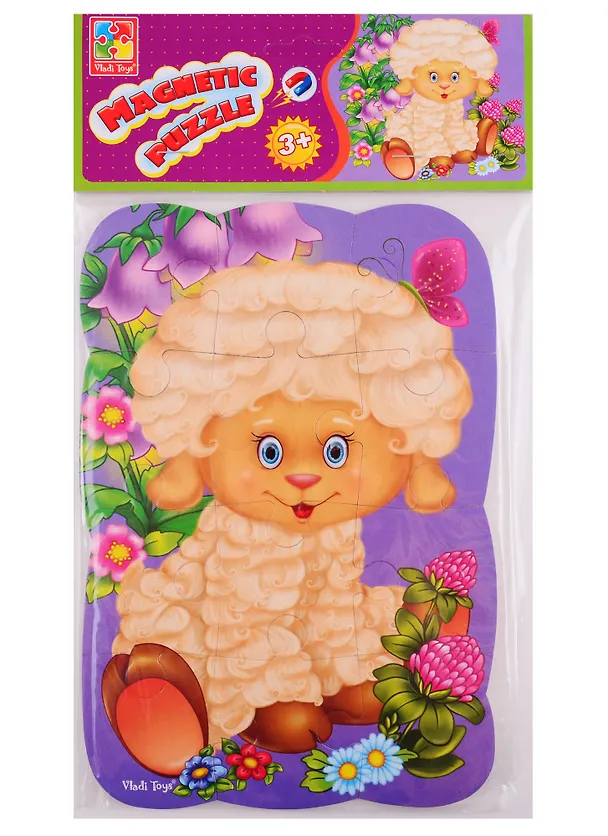 Пазлы на магните Vladi Toys Овечка 2789731 — 1