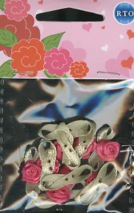 Украшение пришивное розочка 28 (DCL-1) (упаковка)