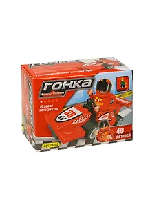 Конструктор пластмас. Гонка Формула чемпионов Карт №38 (26102) (40дет.) (AUSINI) (коробка)