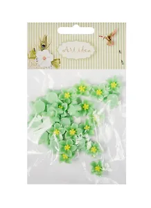 Цветы жасмина (B884)  в пакете, 25 шт,  светло-зеленый (11-08631-49)