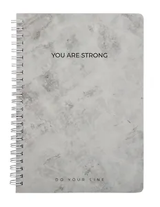 Еженедельник недат. А5 166л "DoYourLine. Мрамор" тв. обл., гребень