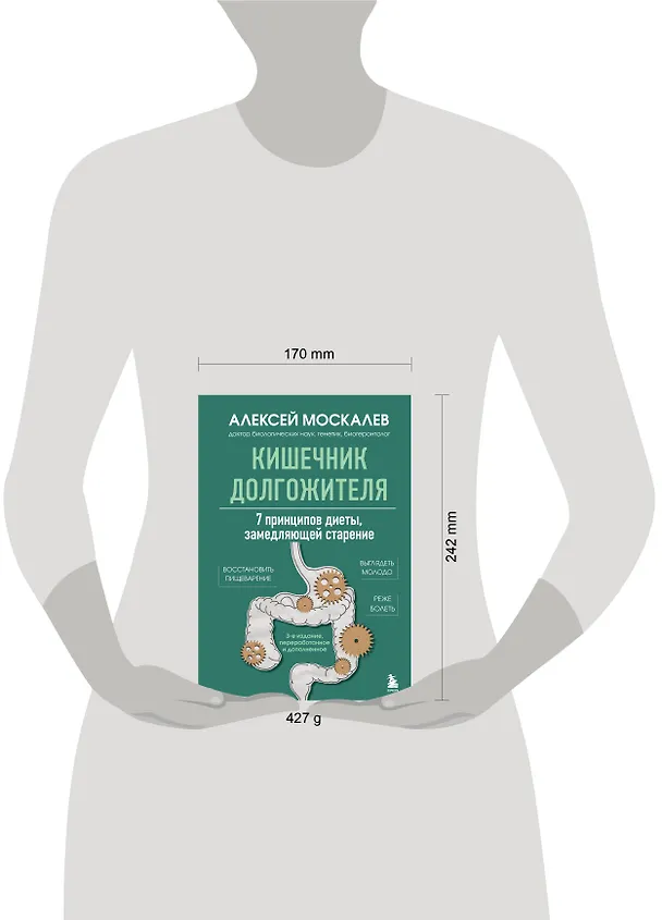 Книга Кишечник долгожителя. 7 принципов диеты, замедляющей старение. 3-е издание (Алексей Москалев) — 13