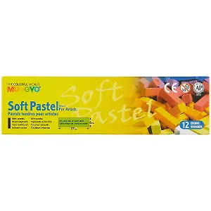 Пастель сухая мягкая «Mungyo», 12 цветов