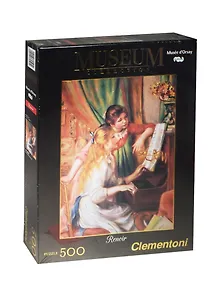Пазл Clementoni Museum 500 эл. Пьер Огюст Ренуар Девушки за фортепьяно 30525
