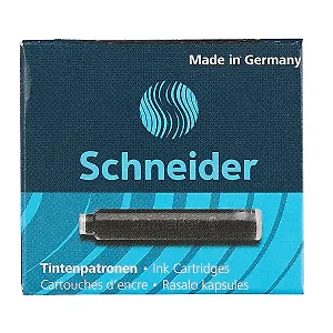 Картриджи для перьевой ручки SCHNEIDER, черный, 6 штук