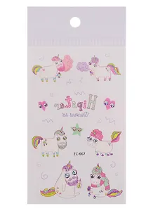 Наклейки татуировки Unicorn в ассортименте