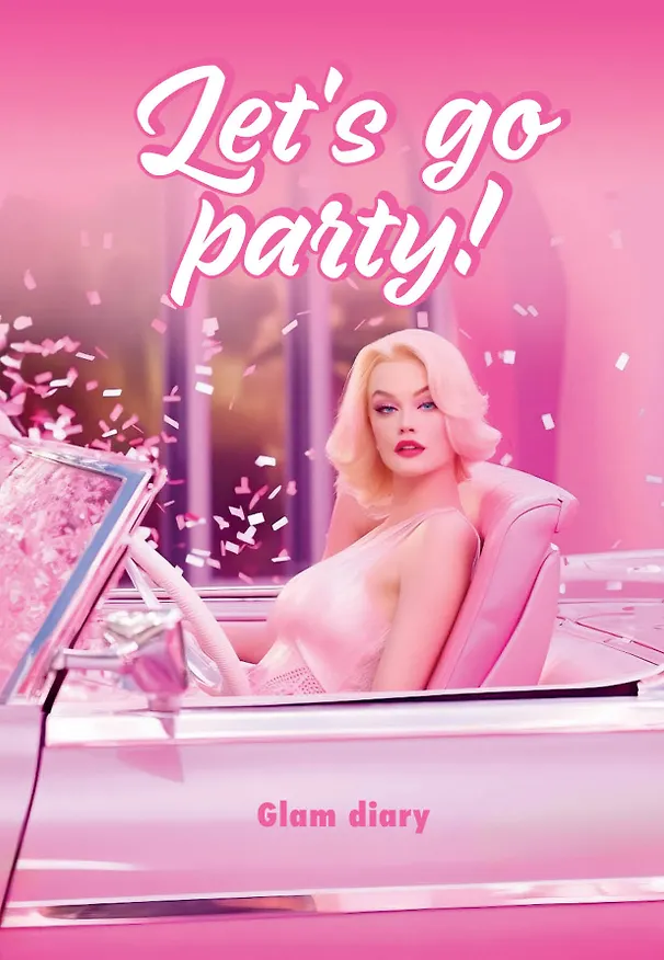 Книга для записей А5 64л "Let’s go party! Glam diary" интегр.обл., блок с контентом 2995192 — 1