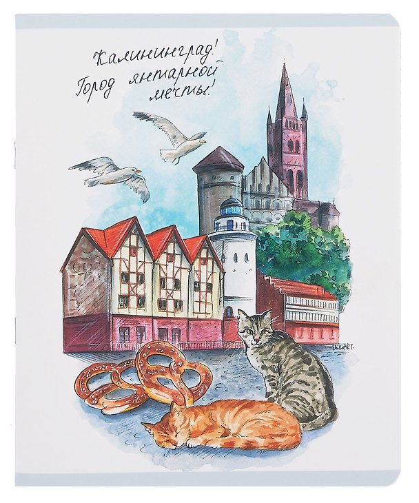 Тетрадь общая «Калининград», 48 листов в клетку, A5 - Listoff 3084018 — 1