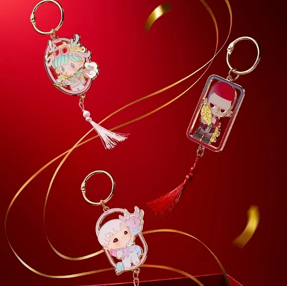 Брелок коллекционный Pop Mart Loong Presents the Treasure в ассортименте, в непрозрачной Сюрприз-коробке 9х7х4 3113104 — 3