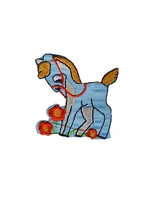 Термонаклейка Пони на лугу (629079) (5х6см) (упаковка)