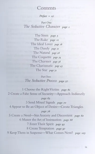 Книга The Concise art of Seduction (Robert Greene) — 2