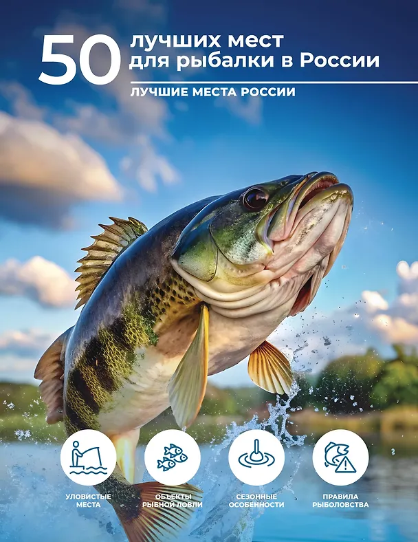 Книга 50 лучших мест для рыбалки в России (Олег Дорошкевич) — 1