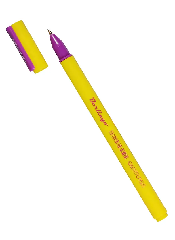 Гелевая ручка черная 0,5 мм, Color Stick, Berlingo, в ассортименте 245960 — 1