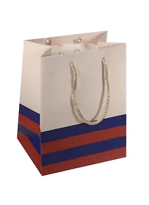 Пакет подарочный бумажный А5 18*23*10 "Строгость",нейтр., мат. ламинат, Хансибэг