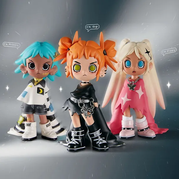 Фигурка коллекционная Pop Mart - Lil Peach Riot: Loading! Series 10х7х7, в ассортименте, в непрозрачной Сюрприз-коробке 3106467 — 18