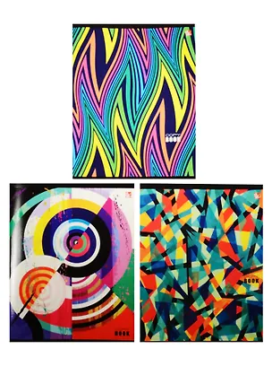 Тетрадь в клетку Unnika, "Яркая абстракция", 48 листов, в ассортименте 241761