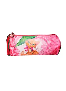 Пенал-косметичка 1отд. "МИЛАЯ КОШЕЧКА" 20*8*6,5см, атлас с запечаткой, фигурная собачка, Феникс