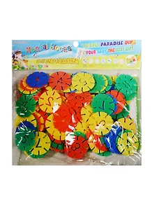 Конструктор пластмассовый (350гр), Диски (15-01426-886-12)