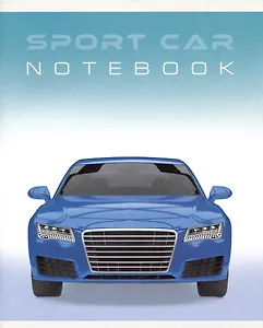 Тетрадь в клетку Listoff, Sport car, 48 листов, в ассортименте