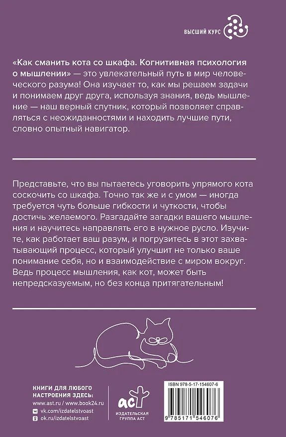 Книга Как сманить кота со шкафа. Когнитивная психология о мышлении (Владимир Спиридонов) — 2