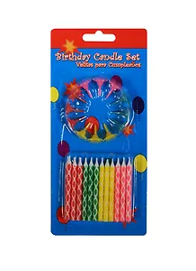 Набор свечей для торта (H 6 см), 24 шт. (592159) (Бурлаков)