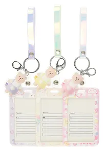 Бейдж "Kawaii", вертикальный, с брелком, ассорти