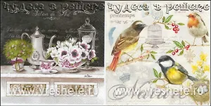 Наб. салф. для декупажа Летнее кафе (НСД2036) (2шт) (упаковка)