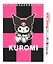 Блокнот Kuromi-1 с ручкой шариковой, А5, 60 листов — 3037788 — 3
