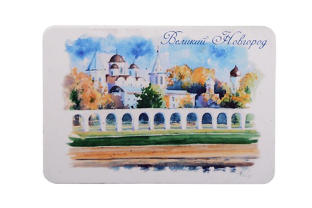 Магнит картон Новгородский детинец (Великий Новгород) (МК/411/001) 3125574 — 1