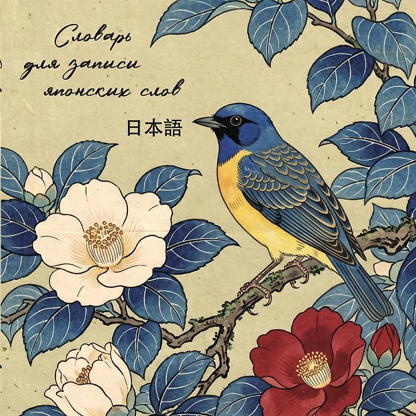 Книга Словарь для записи японских слов (15х15 см) (Синяя птица) () — 1
