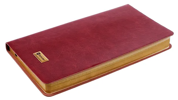 Записная книжка А6+, 96 листов в линейку/нелинованная, бордо, Schiller 3110793 — 7