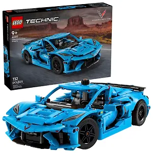 LEGO Technic: Шевроле Корвет Стингрей синий, 732 детали (42217)