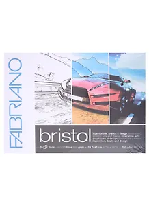 Альбом для зарисовок 29,7*42см 20л "Bristol" склейка, 240г/м2, Fabriano