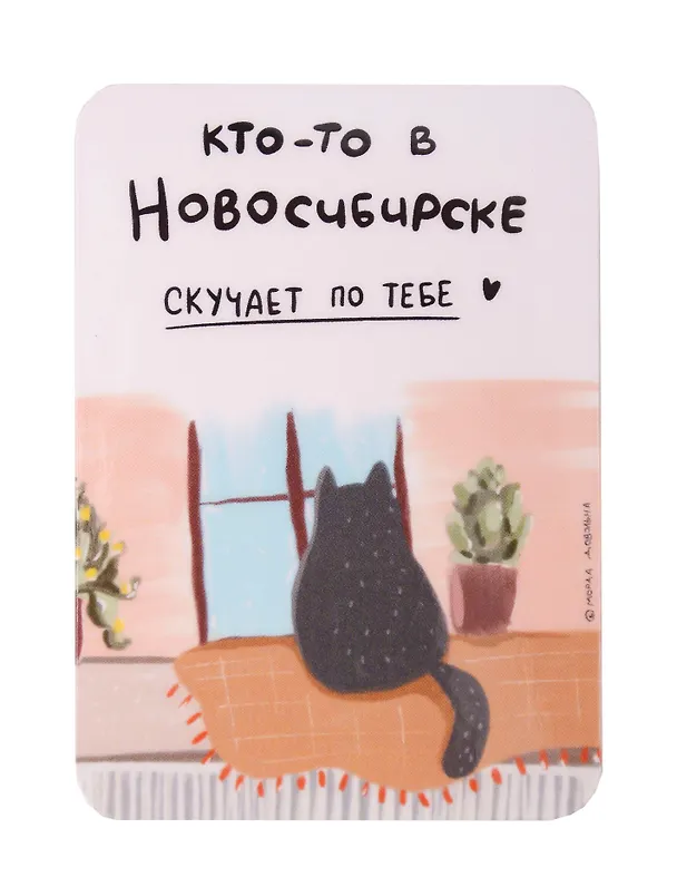 Магнит Кто-то в Новосибирске (МVS-013558) 3128677 — 1
