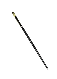 Кисть синтетика плоскоовальная длин.  №6 "Artists HI-TECH", Pinax